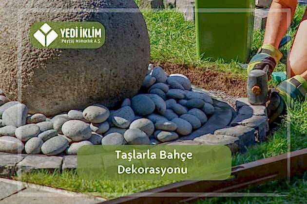 Taşlarla Bahçe Dekorasyonu